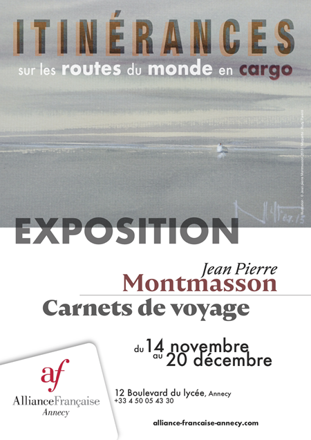 Exposition des carnets de voyage de Jean-Pierre MONTMASSON