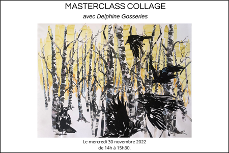 Masterclass Collage avec Delphine Gosseries