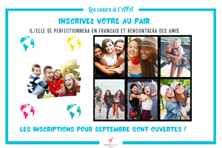Inscriptions Au Pair rentrée 2026