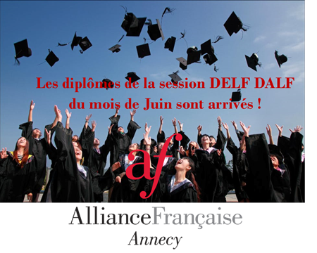 Diplômes DELF-DALF du mois de Juin