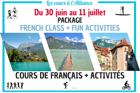 Le pack de l'été : cours + activités