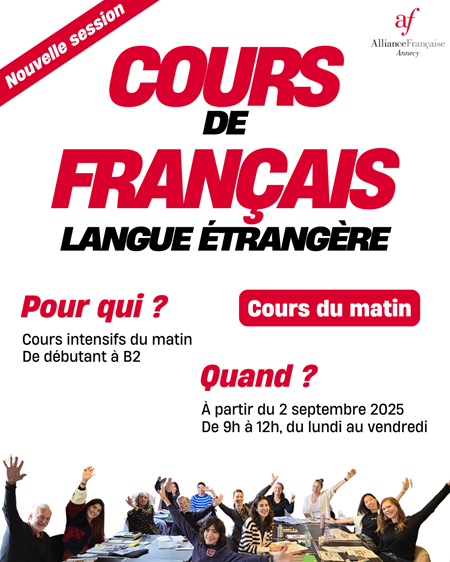 Reprise des cours en septembre ! 